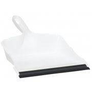 Vikan Feiesett m/ gummileppe, plast, hvit