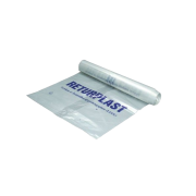 Knytesekk av resirkulert plast til returplast, 45/20 x 160 cm, 56 my - 10 x 10 stk.