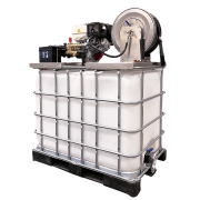 Hytrykksvasker p palletank BP 200/18, med elektrisk start