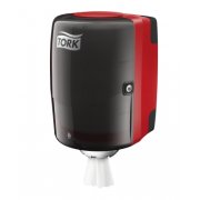 Tork 659008 Dispenser Senterrull M2, Rd/Svart