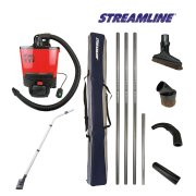 StreamVac batteridrevet ryggstvsuger kit (5-9 m.)
