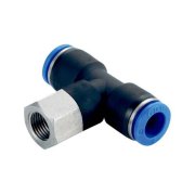 CDC T-stykke push-in/muf svirvel (8 x 1/8