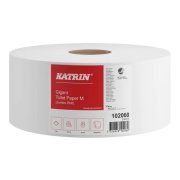 Katrin 102060 Gigant M Jumbo toalettrull 1-lags, natur, 435 m. 6 ruller.