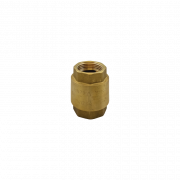 Tilbakeslagsventil - Forniklet Messing, 3/4
