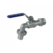 Tappekran rustfritt stl, utvendig gjenge