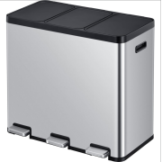  Pedalbtte, EKO Essential, 3x20 l, matt stl, 3-rom