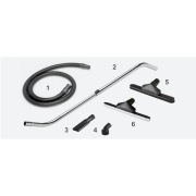 40 mm rengjringssett med buet rr for -50 beholderkobling. (B/V-360)