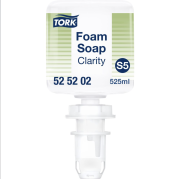 Tork S5, Clarity skumspe uten farge og parfyme, 525 ml, 8 stk.