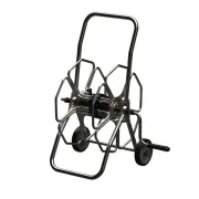 Metall slangetrommel med hjul, rustfritt st�l