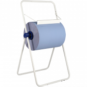 Gulvstativ til 40 cm. Verkstedsruller. Hvit